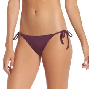NWOT Becca Color Code side Tie Bikini Bottom